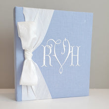 Load image into Gallery viewer, Photo Album (w/ SILK Bow) — Choose from over 20 Fabric Colors!