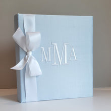 Load image into Gallery viewer, DIY Monogrammed Binder (w/ SATIN Bow) — Choose from over 20 Custom Fabrics!