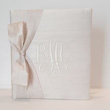 Load image into Gallery viewer, Photo Album (w/ SILK Bow) — Choose from over 20 Fabric Colors!