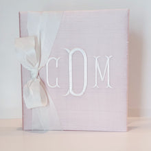 Load image into Gallery viewer, Photo Album (w/ SILK Bow) — Choose from over 20 Fabric Colors!