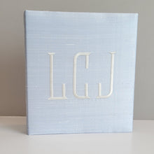 Load image into Gallery viewer, DIY Monogrammed Binder (w/o Bow) — Choose from over 20 Custom Fabrics!