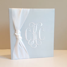 Load image into Gallery viewer, Photo Album (w/ SATIN Bow) — Choose from over 20 Fabric Colors!