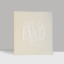 Load image into Gallery viewer, Wedding Memory Book - Ecru Silk (w/o Bow)