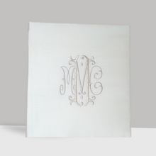 Load image into Gallery viewer, Wedding Memory Book - Ivory Silk (w/o Bow)