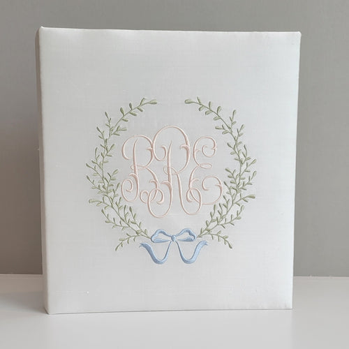 Baby Memory Book - Ivory Silk (w/ Accent)