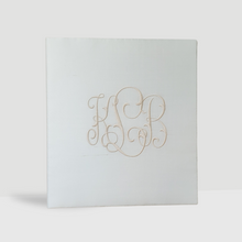 Load image into Gallery viewer, Wedding Memory Book - Ivory Silk (w/o Bow)