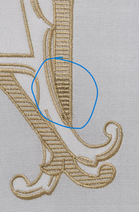 Imperfect Book - White Silk with Cream Soda Thread