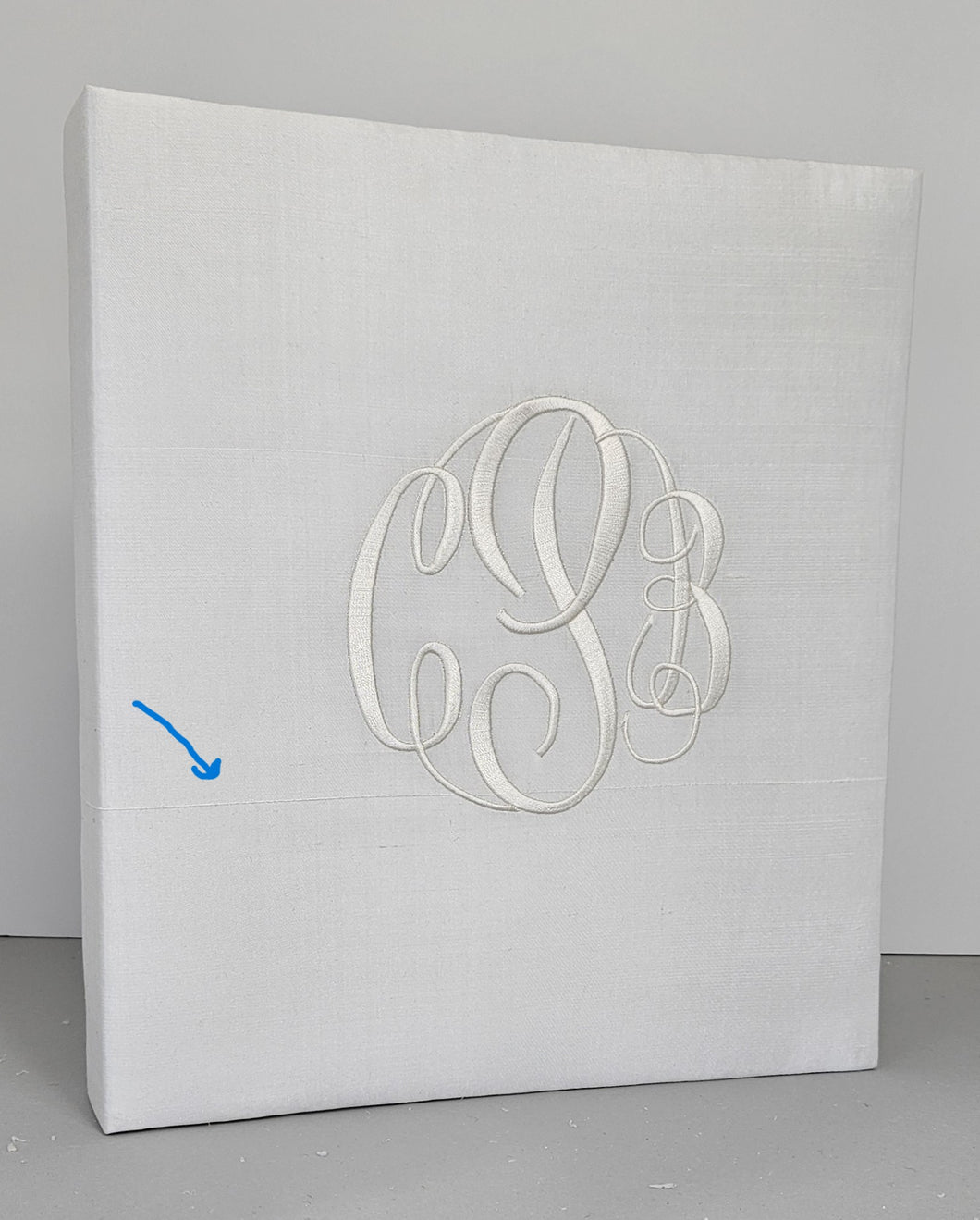 Imperfect Book - Ivory Silk with Ivory Thread