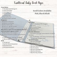 Load image into Gallery viewer, Flax Linen - Baby Memory Book