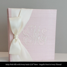 Load image into Gallery viewer, Baby Pink Silk - Baby Memory Book