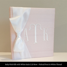 Load image into Gallery viewer, Baby Pink Silk - Baby Memory Book