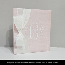 Load image into Gallery viewer, Baby Pink Silk - Baby Memory Book