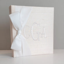 Load image into Gallery viewer, DIY Monogrammed Binder (w/ SATIN Bow) — Choose from over 20 Custom Fabrics!