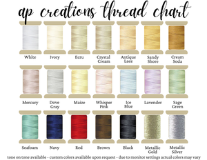 DIY Monogrammed Binder (w/ SATIN Bow) — Choose from over 20 Custom Fabrics!