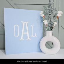 Load image into Gallery viewer, Blue Linen - Baby Memory Book