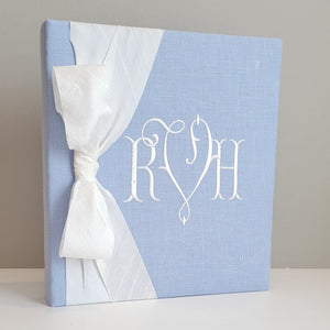 Photo Album (w/ SILK Bow) — Choose from over 20 Fabric Colors!