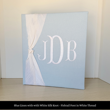 Load image into Gallery viewer, Blue Linen - Baby Memory Book