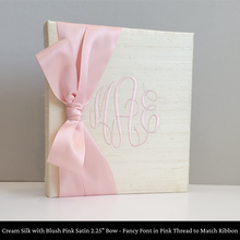 Load image into Gallery viewer, Cream Silk - Baby Memory Book