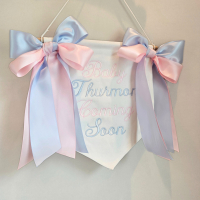 Custom Baby Coming Soon Banner