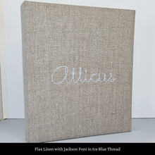 Load image into Gallery viewer, Flax Linen - Baby Memory Book