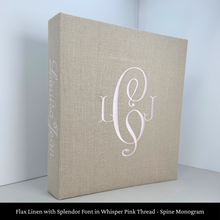 Load image into Gallery viewer, Flax Linen - Baby Memory Book