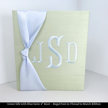 Load image into Gallery viewer, Green Silk - Baby Memory Book