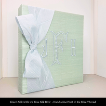 Load image into Gallery viewer, Green Silk - Baby Memory Book