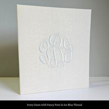 Load image into Gallery viewer, Ivory Linen - Baby Memory Book