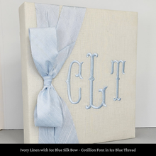 Load image into Gallery viewer, Ivory Linen - Baby Memory Book