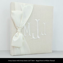 Load image into Gallery viewer, Ivory Linen - Baby Memory Book