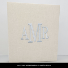 Load image into Gallery viewer, Ivory Linen - Baby Memory Book