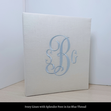 Load image into Gallery viewer, Ivory Linen - Baby Memory Book