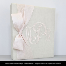 Load image into Gallery viewer, Ivory Linen - Baby Memory Book