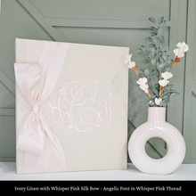Load image into Gallery viewer, Ivory Linen - Baby Memory Book