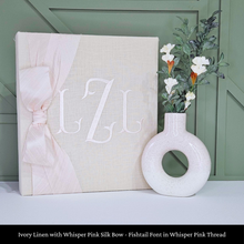 Load image into Gallery viewer, Ivory Linen - Baby Memory Book