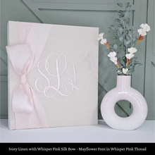 Load image into Gallery viewer, Ivory Linen - Baby Memory Book