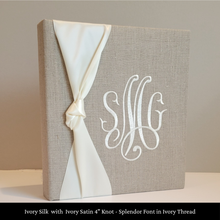 Load image into Gallery viewer, Flax Linen - Baby Memory Book