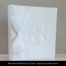 Load image into Gallery viewer, White Silk - Baby Memory Book