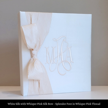 Load image into Gallery viewer, White Silk - Baby Memory Book