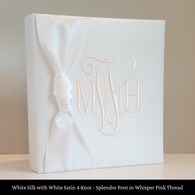 Load image into Gallery viewer, White Silk - Baby Memory Book