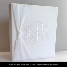 Load image into Gallery viewer, White Silk - Baby Memory Book