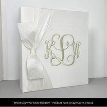 Load image into Gallery viewer, White Silk - Baby Memory Book