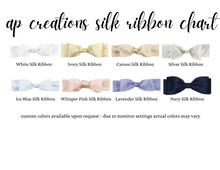 Load image into Gallery viewer, Photo Album (w/ SILK Bow) — Choose from over 20 Fabric Colors!