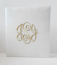 Load image into Gallery viewer, Wedding Memory Book - Ivory Silk (w/o Bow)