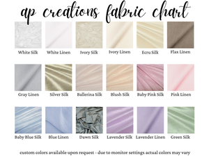 Photo Album (w/ SATIN Bow) — Choose from over 20 Fabric Colors!