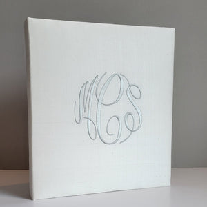 Baby Memory Book - Ivory Silk (w/o Bow)