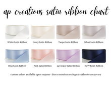Load image into Gallery viewer, Photo Album (w/ SATIN Bow) — Choose from over 20 Fabric Colors!