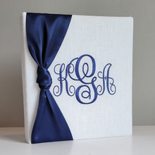 Load image into Gallery viewer, Photo Album (w/ SATIN Bow) — Choose from over 20 Fabric Colors!