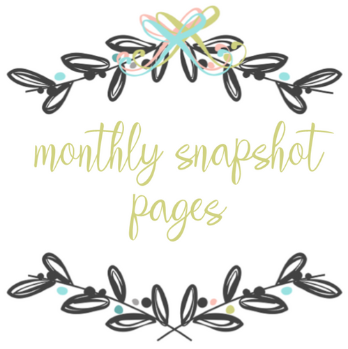 Add On Page - Monthly Snapshot Pages
