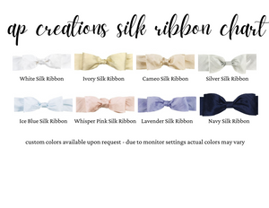 DIY Monogrammed Binder (w/ SILK Bow) — Choose from over 20 Custom Fabrics!